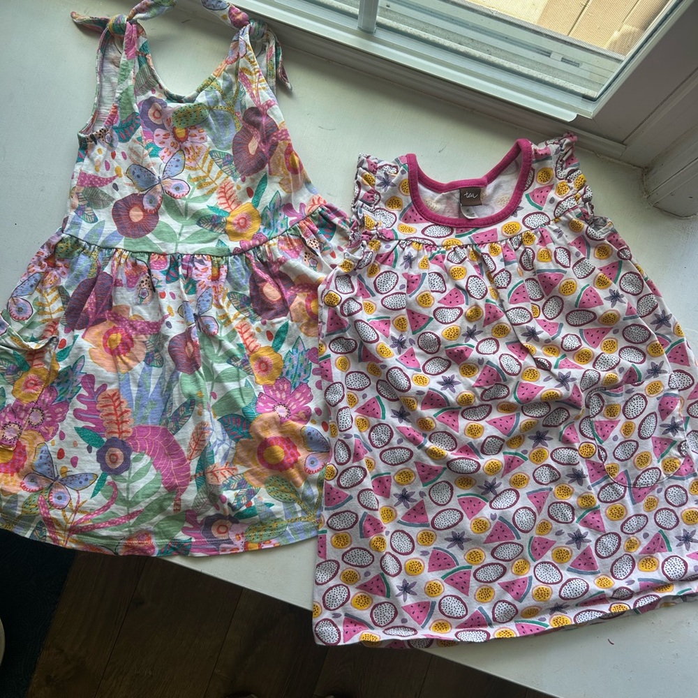 2 4T toddler dresses, gently used
